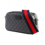 Black Canvas Crossbody Bag