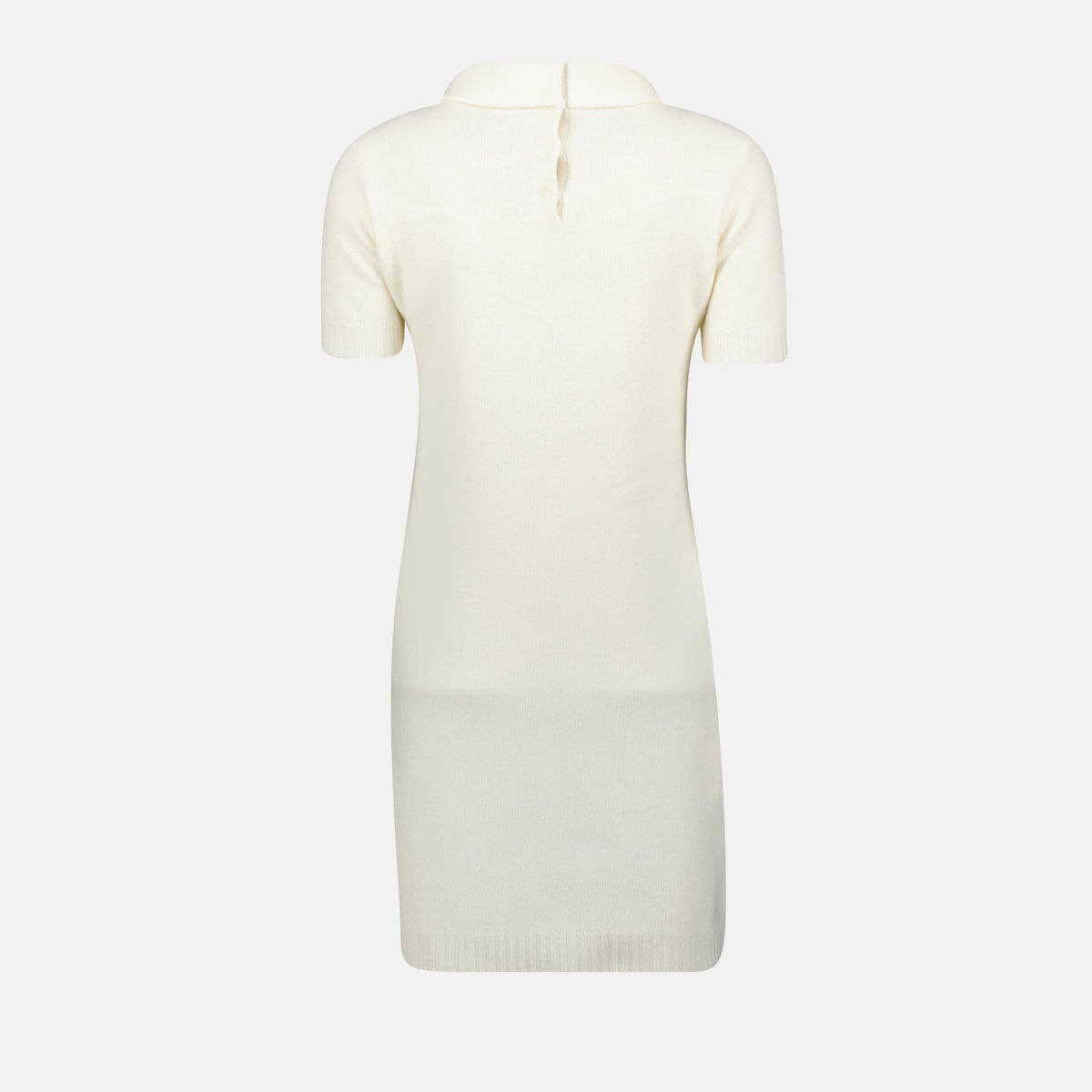 Short-Sleeve Knit Mini Dress