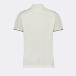 Women’s Cream Polo Shirt with Signature Logo