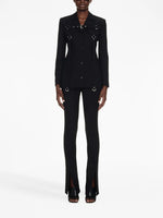 Harness-Detail Tailored Blazer Dress