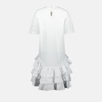 Ruffled Hem T-Shirt Dress