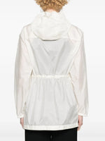 Hooded Drawstring Windbreaker Jacket
