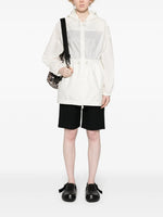 Hooded Drawstring Windbreaker Jacket