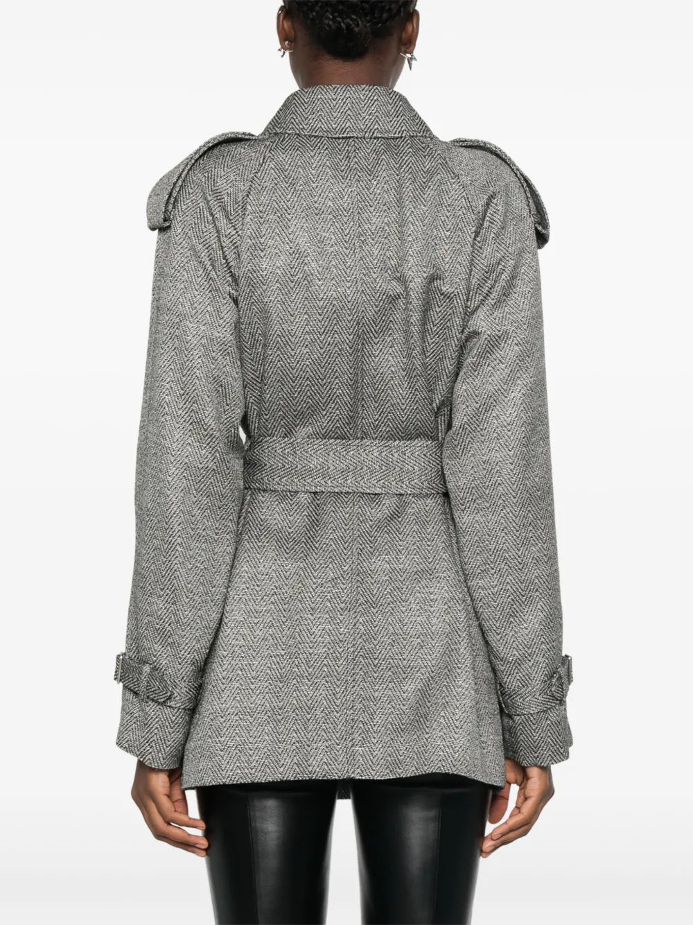 Wool and Silk Trench Coat