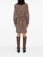 Classic Check Belted Shirt Dress