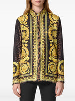 Baroque Silk Shirt-Leopard