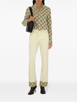 Vintage Check Cropped Shirt