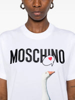 Goose Logo Cotton T-Shirt