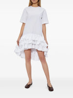 Ruffled Hem T-Shirt Dress