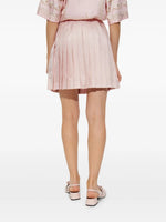 Pleated Silk Skirt