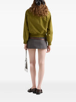 Cropped Zip-Detail Utility Jacket