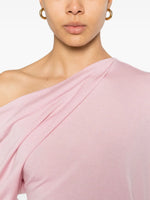 Draped Collar Wool Sweater