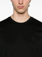 Black Vertical Logo T-Shirt
