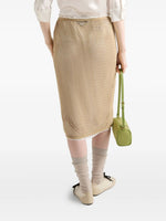 Cotton Mesh Skirt