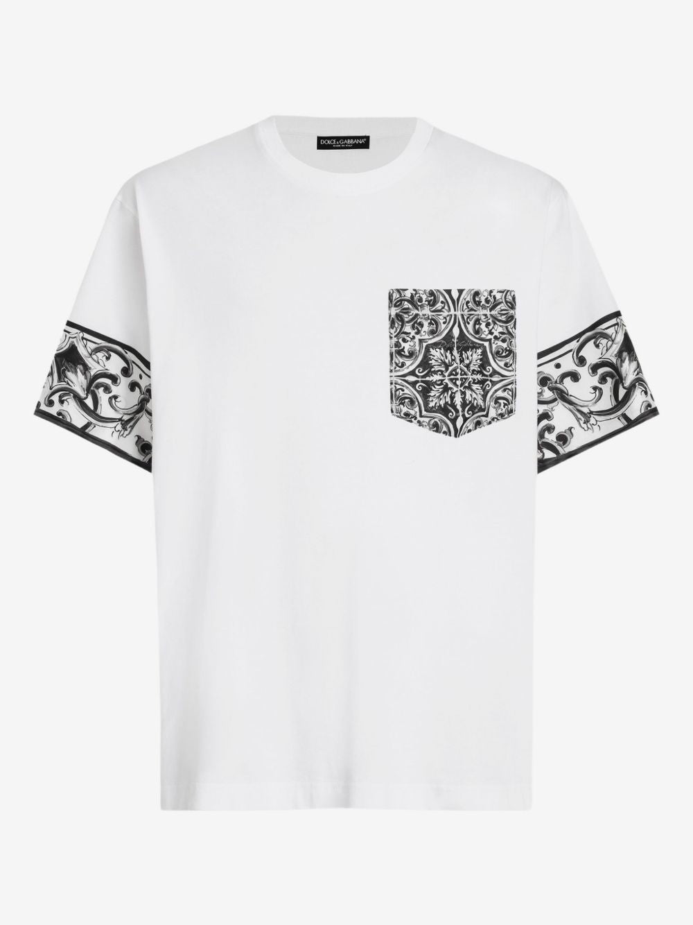 Majolica-print T-shirt