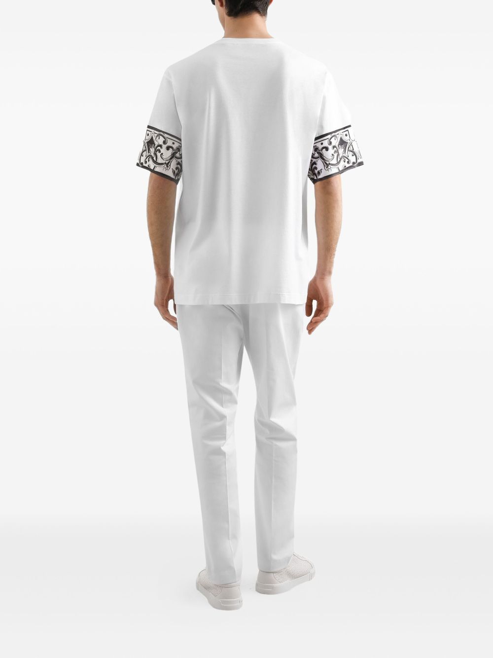 Majolica-print T-shirt