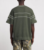 Technical Knitted Logo Oversized T-Shirt
