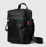Mini Black Crossbody Utility Bag