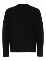 Black & White Intarsia-Knit “D2” Logo Jumper
