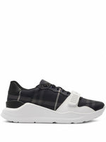Checked Low-Top Sneakers