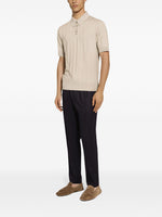 Silk Jacquard Polo Shirt with DG Logo