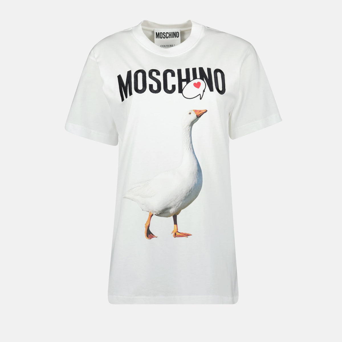 Goose Logo Cotton T-Shirt