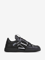 Low-Top Calfskin VL7N Sneakers with Bands