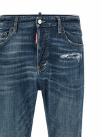 Stonewashed-Effect Straight-Leg Jeans
