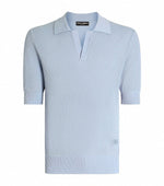 Textured Cotton Polo Shirt