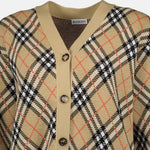 Check Plaid Cardigan