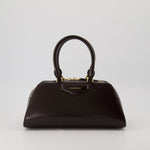 Mini Antigona Top Handle Bag – Dark Brown