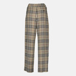 Vintage Check Tailored Trousers