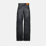 Gray Cargo Jeans