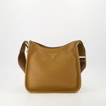 Leather Shoulder Bag (Tan)