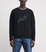 Embroidered Signature Cotton Sweatshirt