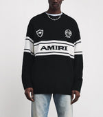 Black Varsity Knit
