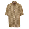 Men’s GG Linen Sleeve Patterned Shirt