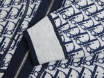 Oblique Wool Zip Hoodie