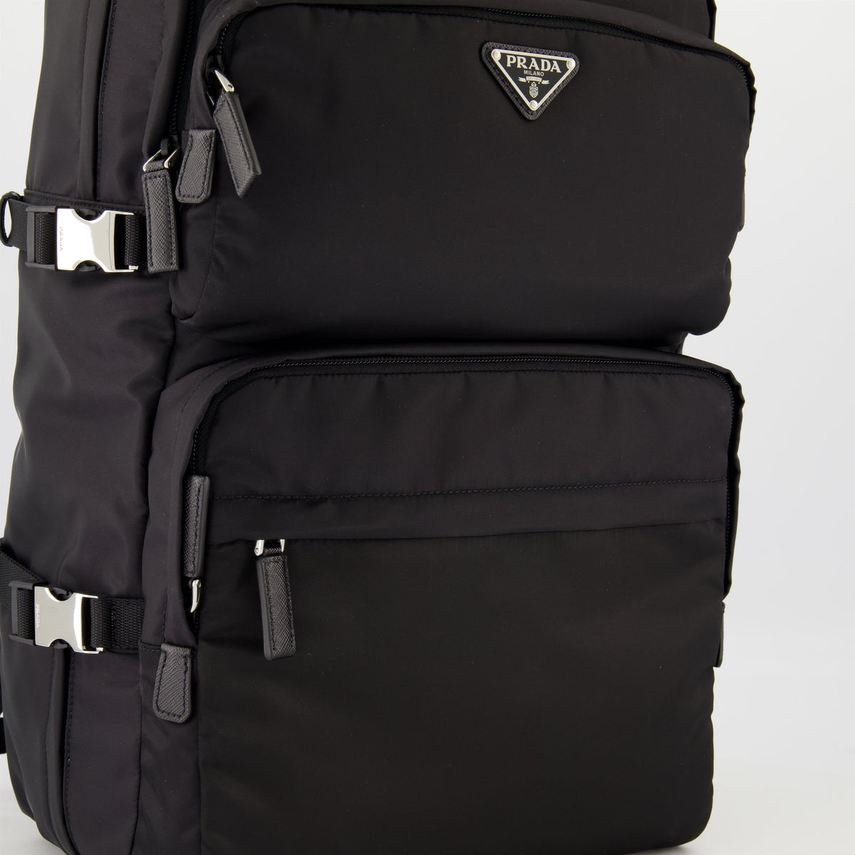 Black Re-Nylon Backpack