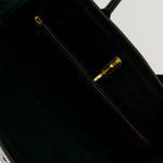 Croc-Embossed Leather Tote Bag