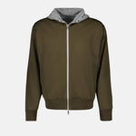 Reversible Zip Sweatshirt