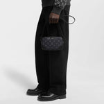Eclipse Pochette / Mini Crossbody Bag (Black/Grey)