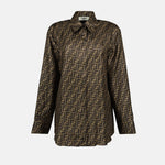 Monogram Silk Shirt