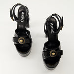 Patent Leather Platform Sandals
