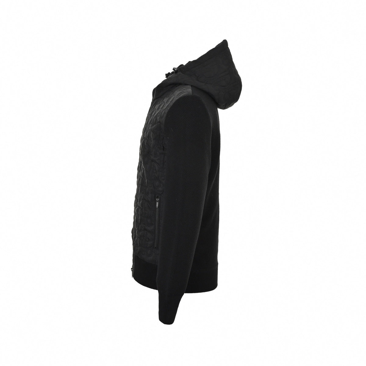 Oblique Quilted Hybrid Hoodie