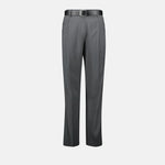 Tailored Straight-Leg Trousers with Belt