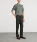 Silk Jacquard DG Polo Shirt