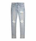 MX1 Suede-Panel Distressed Straight