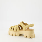 Raffia Platform Sandals