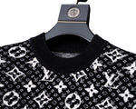 LV Black Monogram Knit Sweater